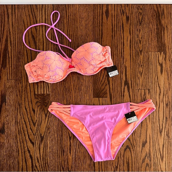 Victoria's Secret Swim 36B + Large Bikini - NEW - Picture 1 of 5